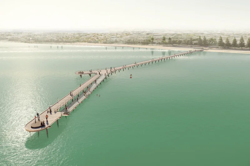 3D design of a pier